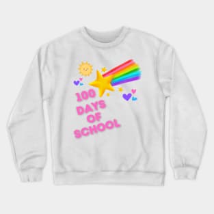 100 days of school Crewneck Sweatshirt